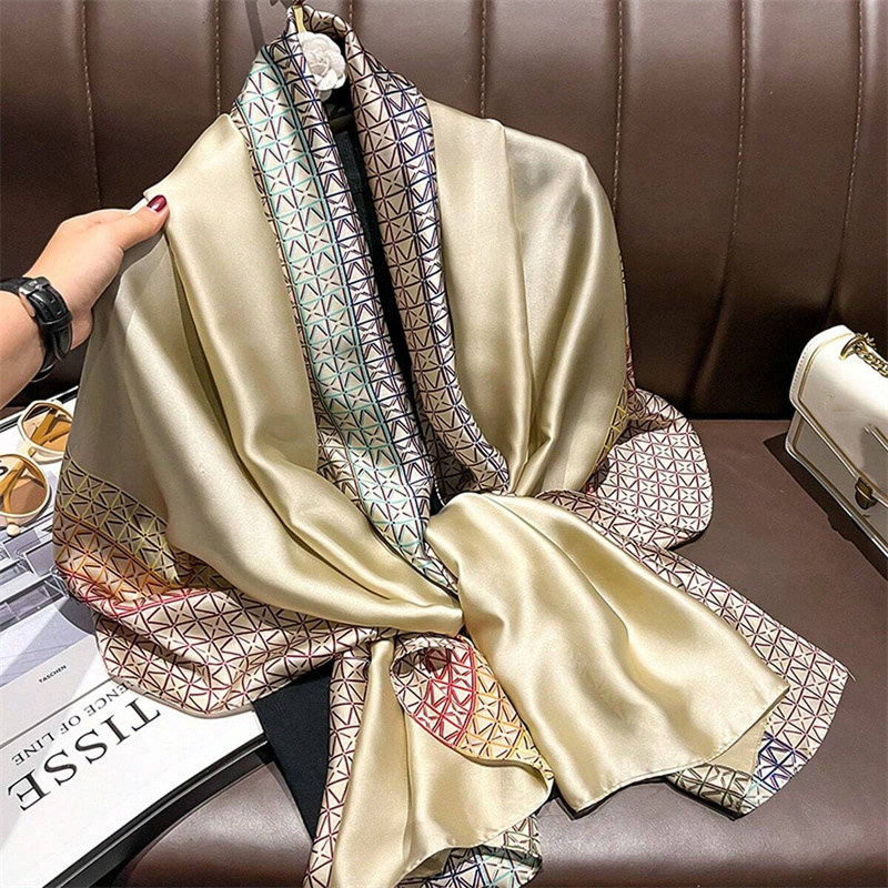 Silk Neck Scarf - 2024 Silk Scarves Women Luxury Brand