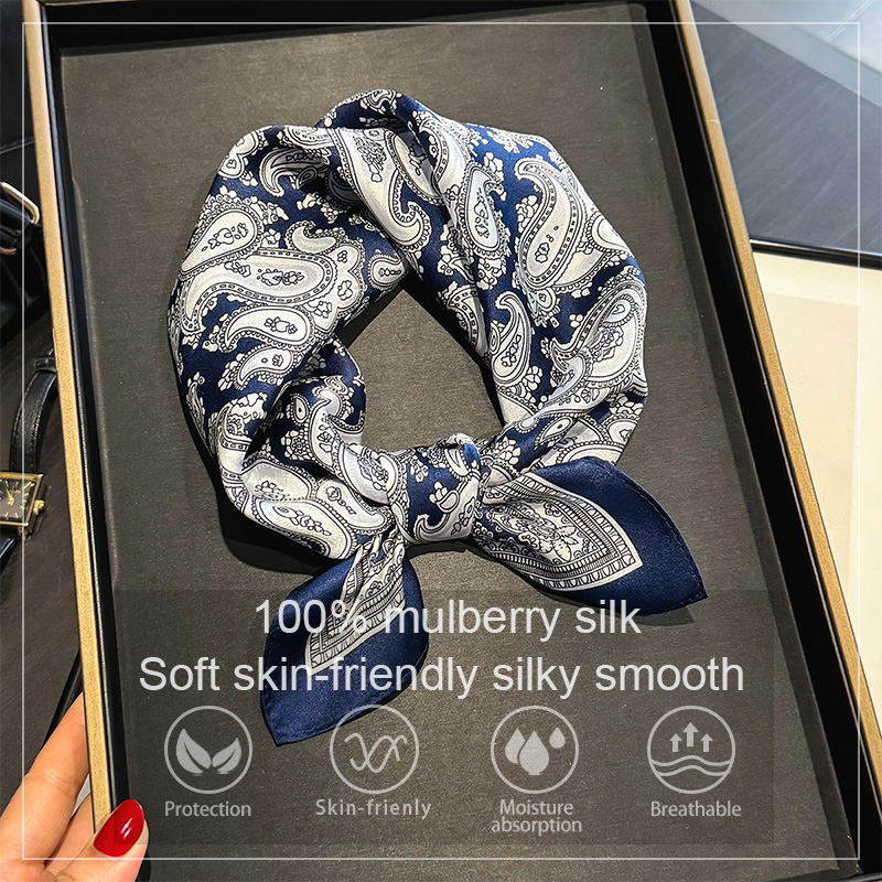 Luxury 100% Mulberry Silk Scar - đánh giá và giá Silk Neck Scarf