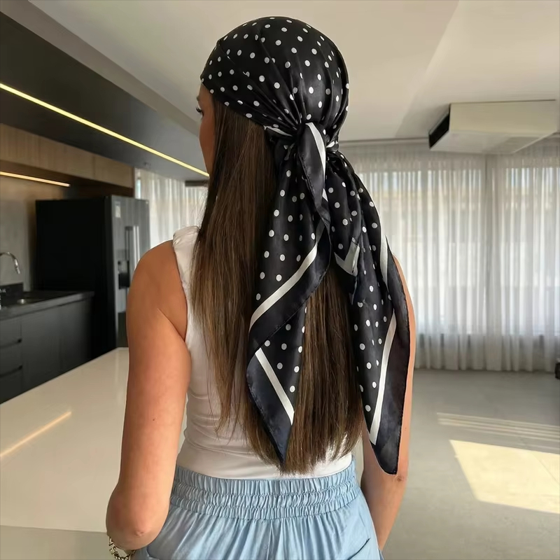 2026 New Dot Print Square Scar - đánh giá và giá Face Scarf Mask