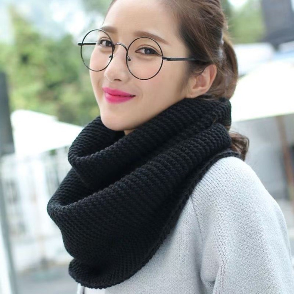 Warm Solid Color Infinity Loop - đánh giá và giá Infinity Scarf Knit
