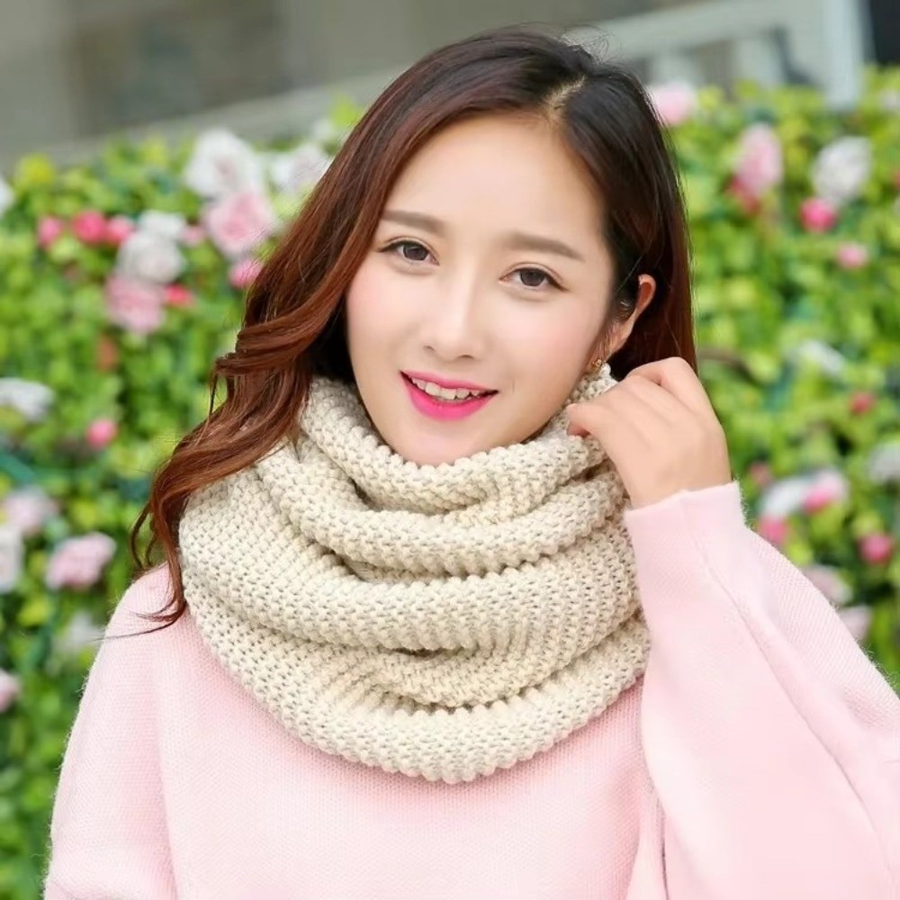 Warm Solid Color Infinity Loop - đánh giá và giá Infinity Scarf Knit