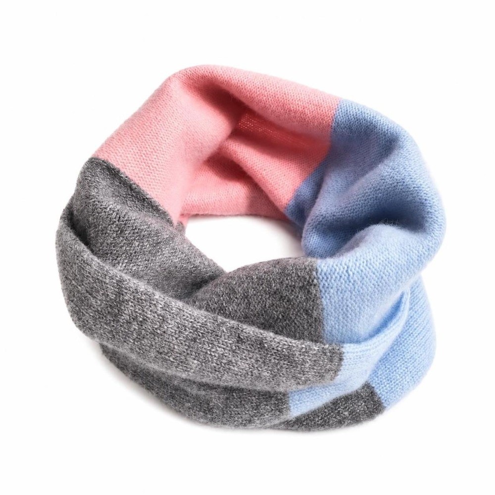 Soft Splicing Color Infinity S - đánh giá và giá Infinity Scarf Knit