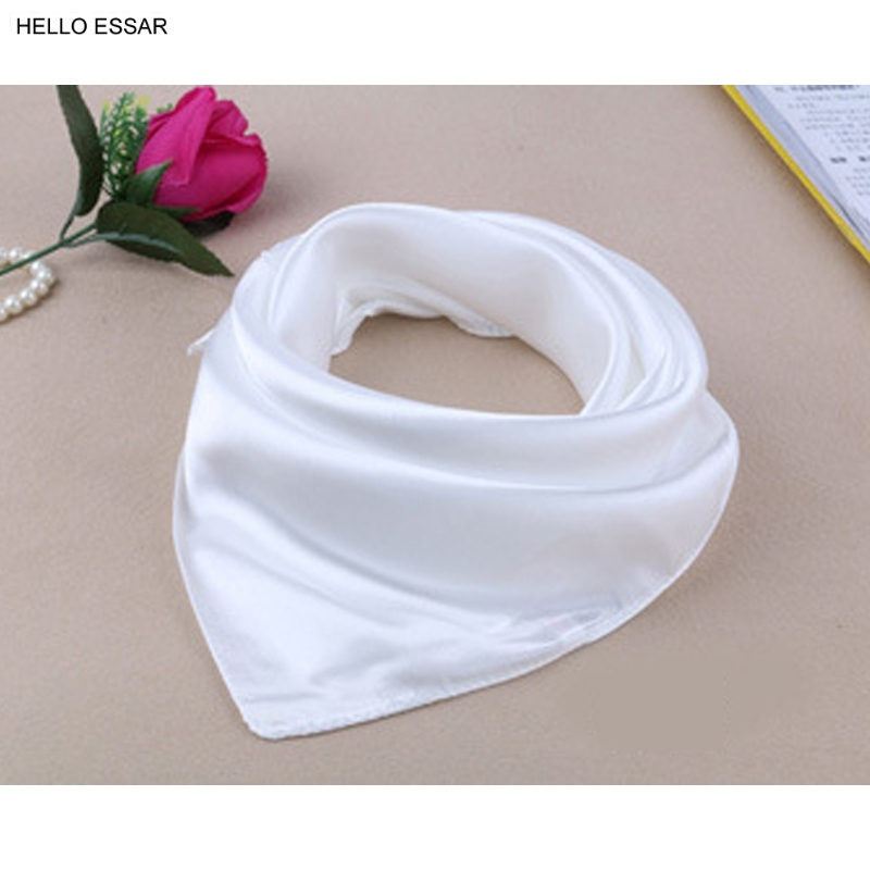 Bốn mùa mới Đồng Màu Nữ Lụa Th - đánh giá và giá Silk Neck Scarf