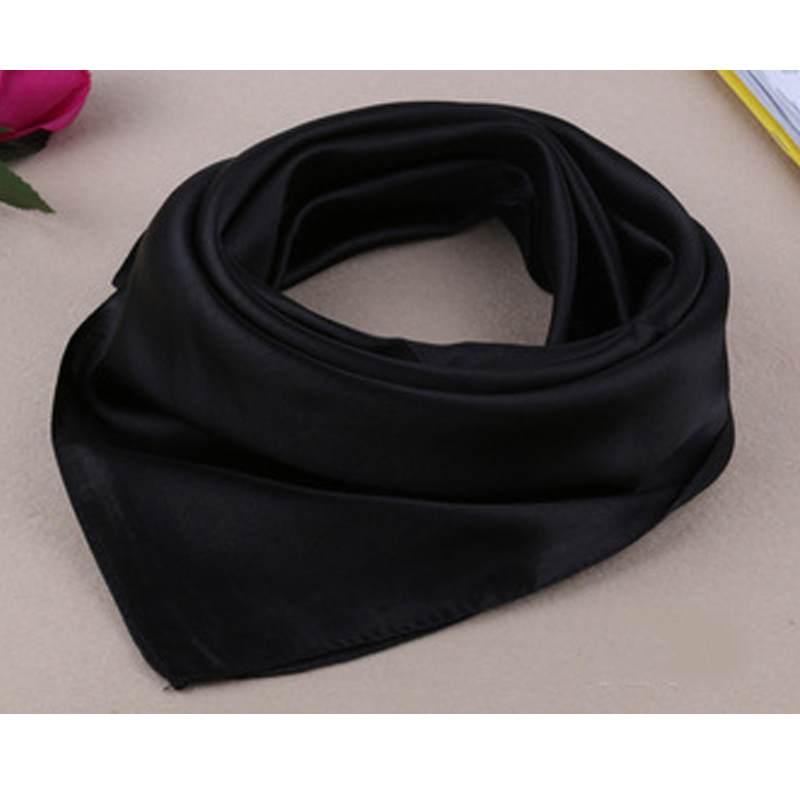 Bốn mùa mới Đồng Màu Nữ Lụa Th - đánh giá và giá Silk Neck Scarf