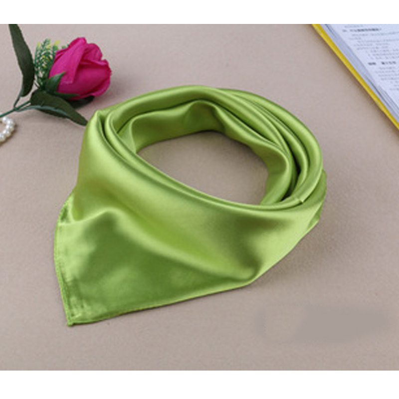 Bốn mùa mới Đồng Màu Nữ Lụa Th - đánh giá và giá Silk Neck Scarf