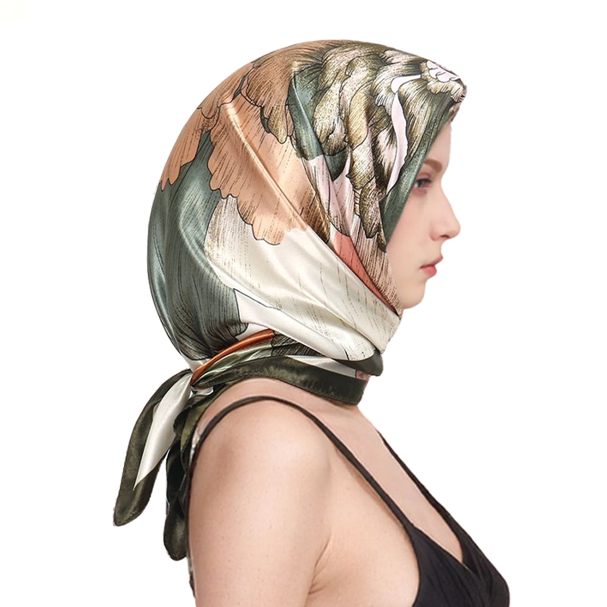 90*90cm Satin Silk Square Scar - đánh giá và giá Silk Neck Scarf