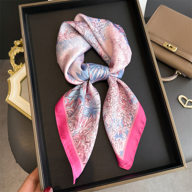Luxury Design Print Scarf For  - đánh giá và giá Silk Neck Scarf