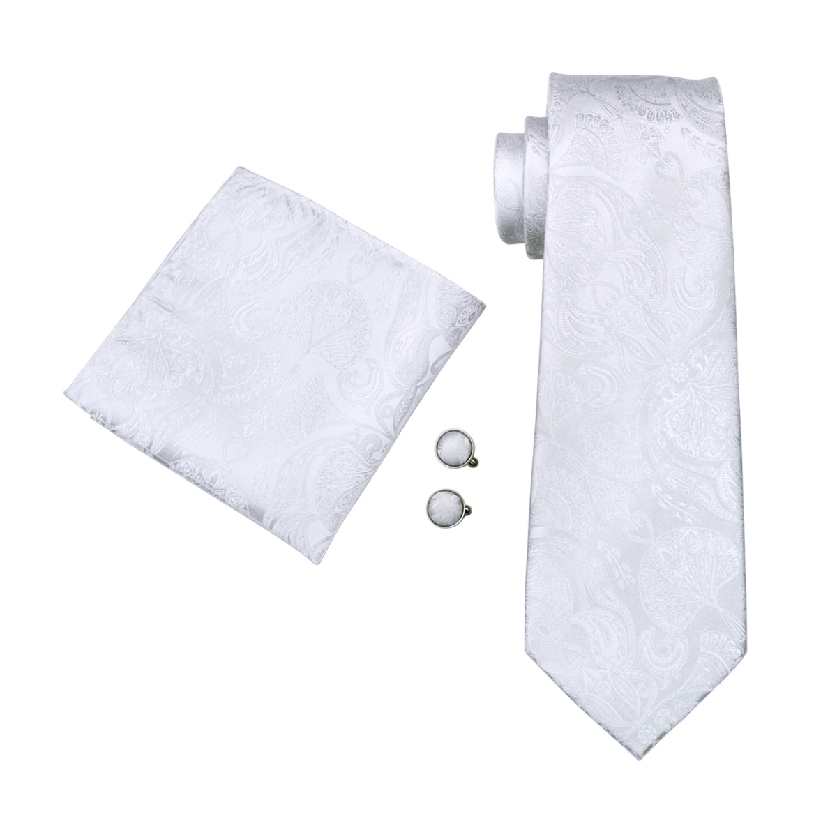 FA-393 Cà Vạt Nam Trắng Họa Ti - đánh giá và giá Silk Tie Striped