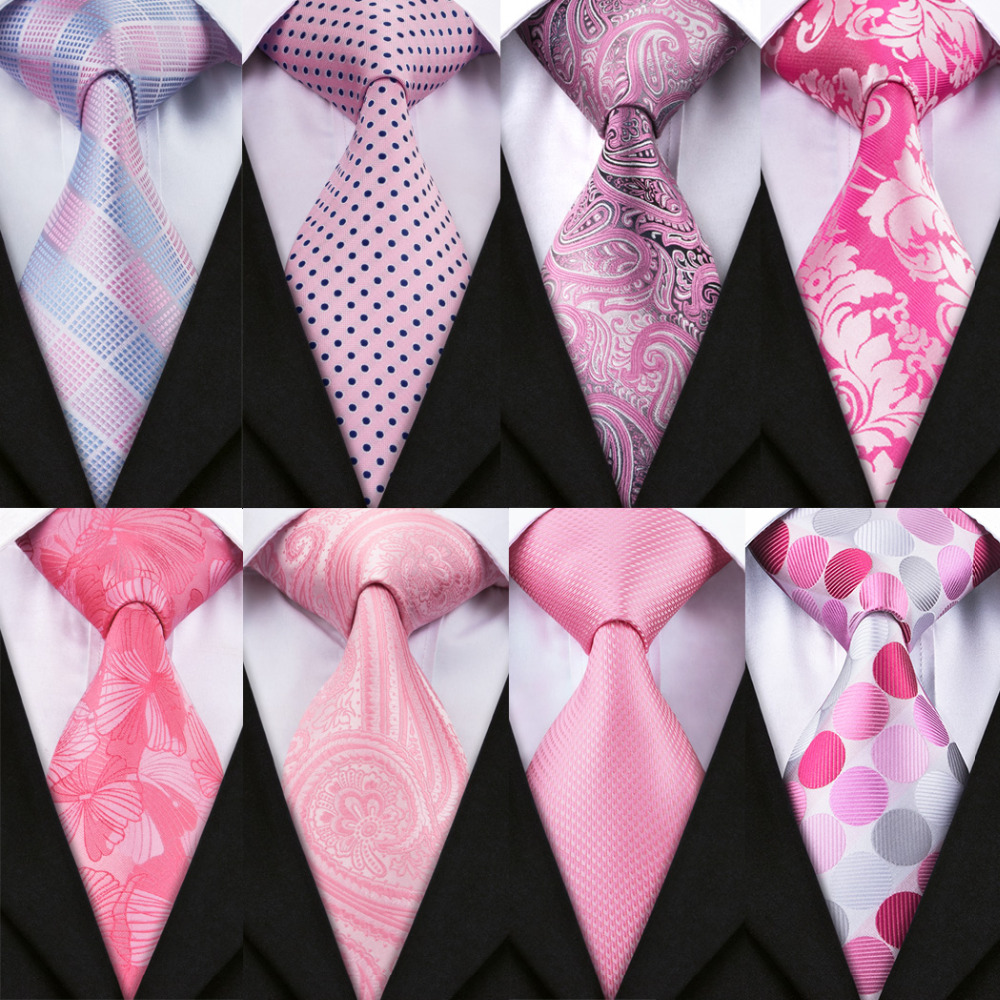 Barry. Vương Mới Hồng Phối Tiệ - đánh giá và giá Silk Tie Striped