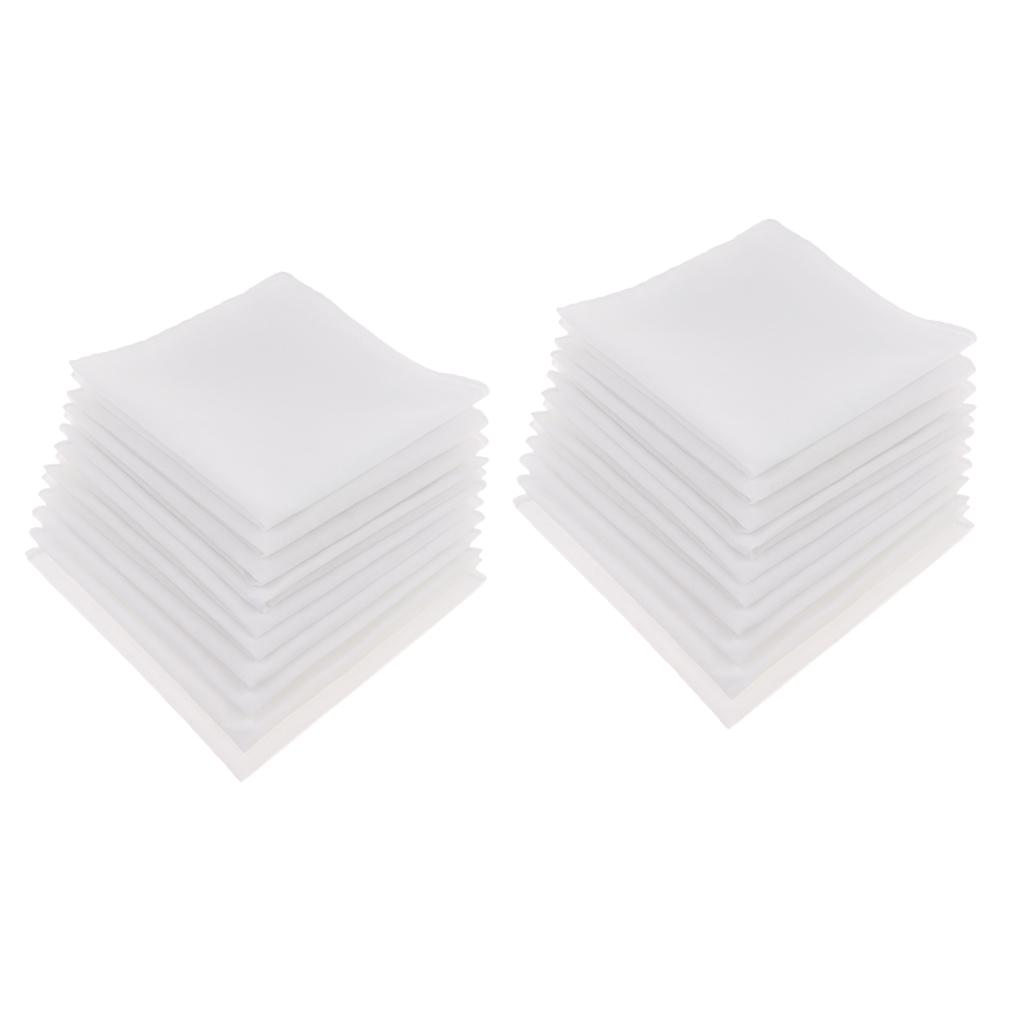 White Cotton Handkerchiefs Set - đánh giá và giá Handkerchief Cotton Men