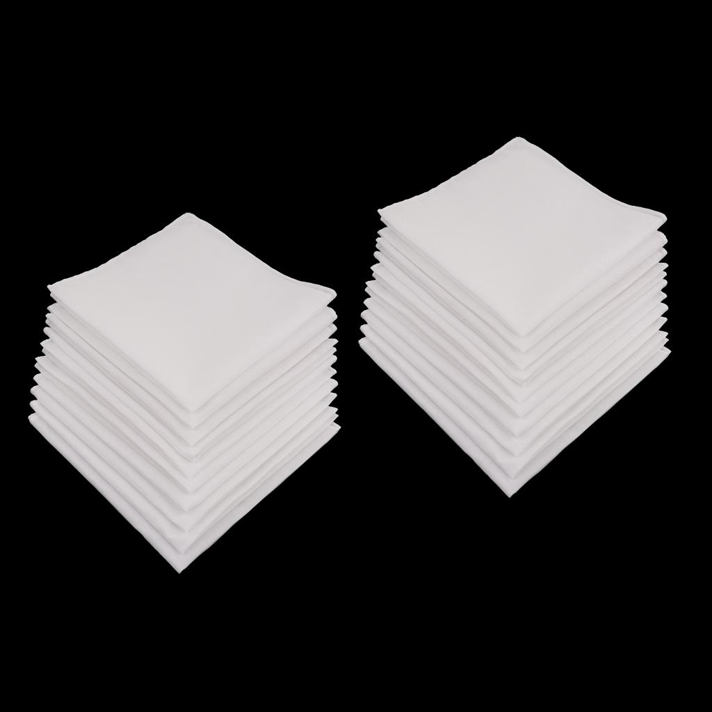 White Cotton Handkerchiefs Set - đánh giá và giá Handkerchief Cotton Men