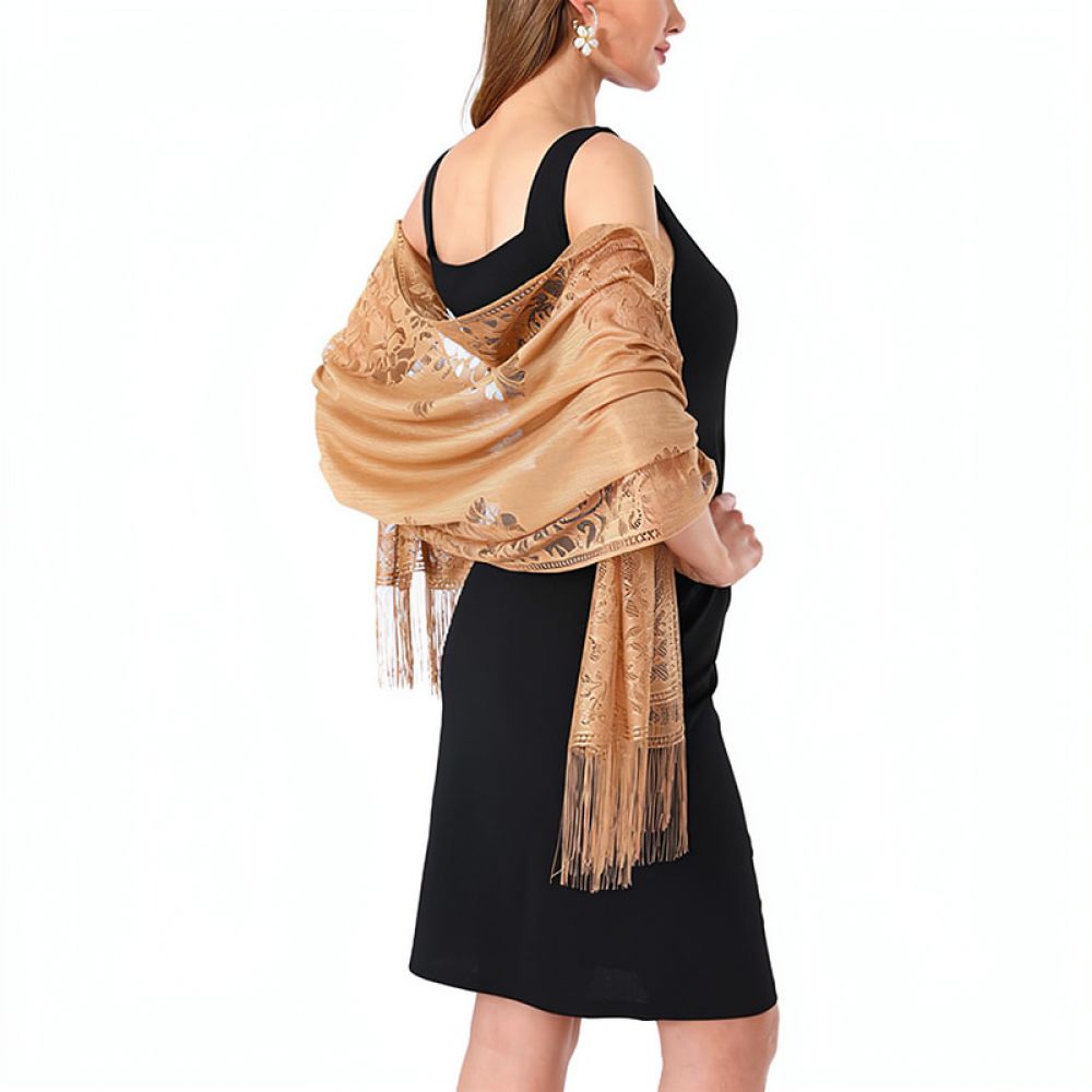Fashion Floral Lace Shawl For  - đánh giá và giá Stole Wedding Shawl