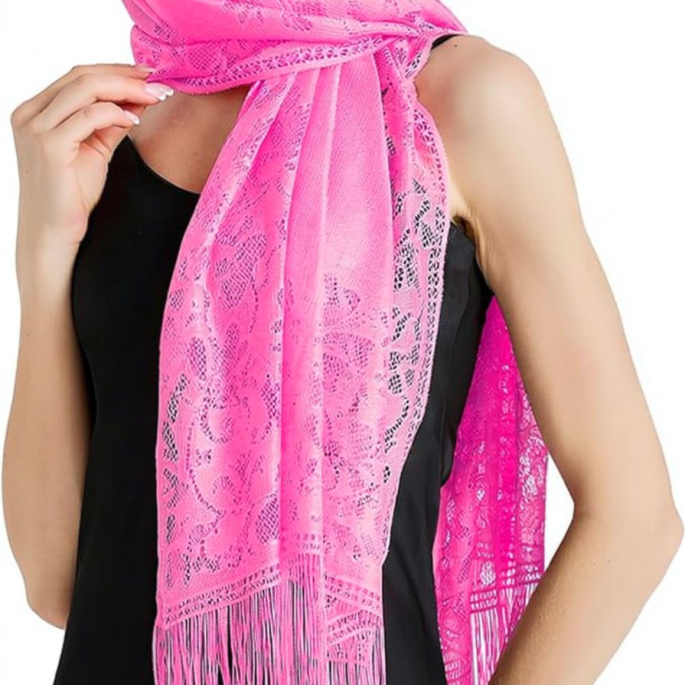 Fashion Floral Lace Shawl For  - đánh giá và giá Stole Wedding Shawl