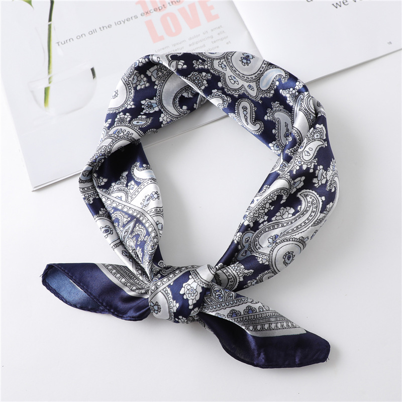 60cm Luxury Square Silk Scarf  - đánh giá và giá Silk Neck Scarf