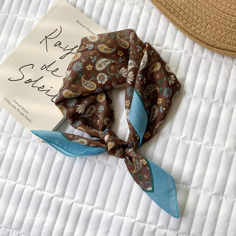 Cotton Feeling Kerchief Scarf  - đánh giá và giá Bandana Cotton
