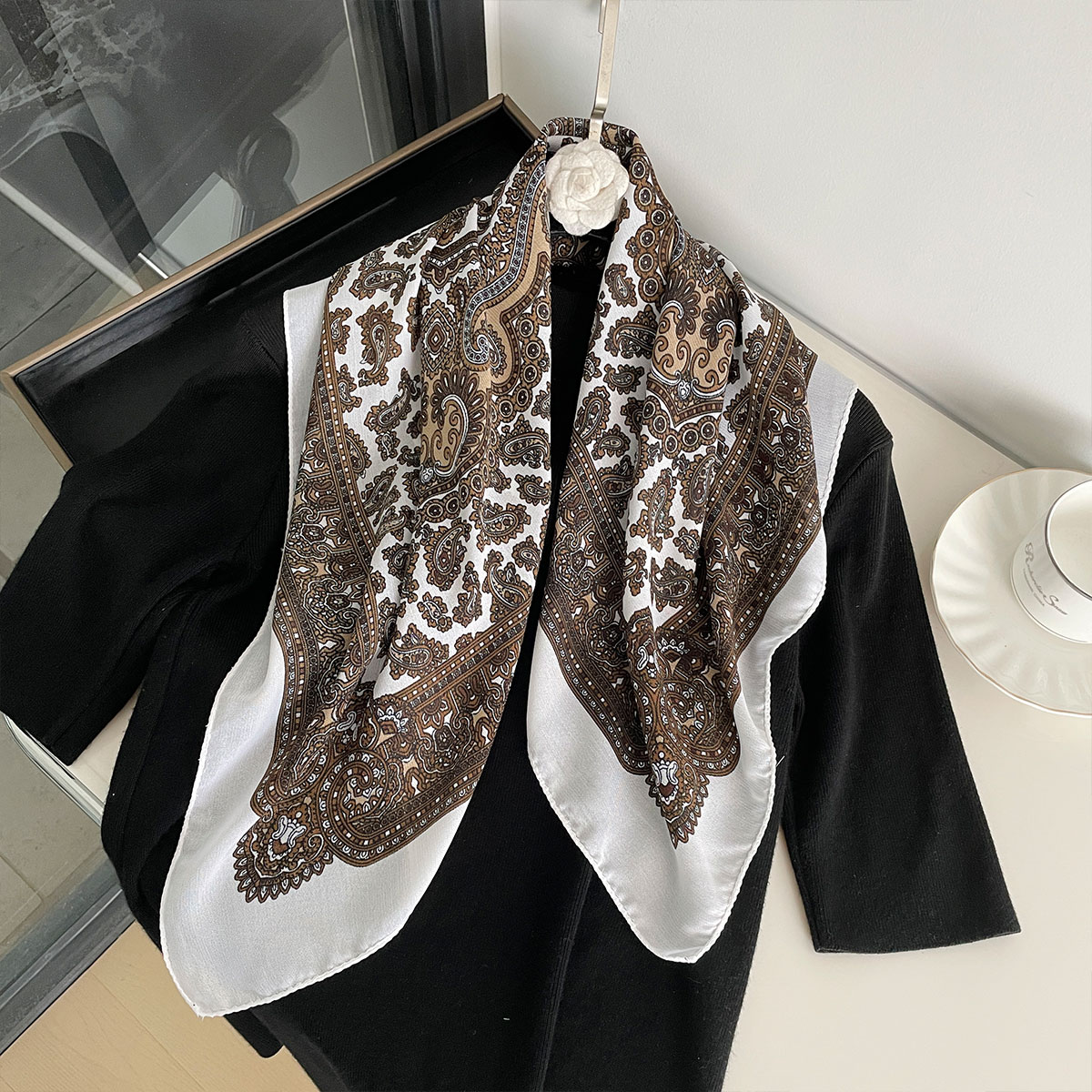New Fashion 70X70cm Women's Sc - đánh giá và giá Bandana Cotton